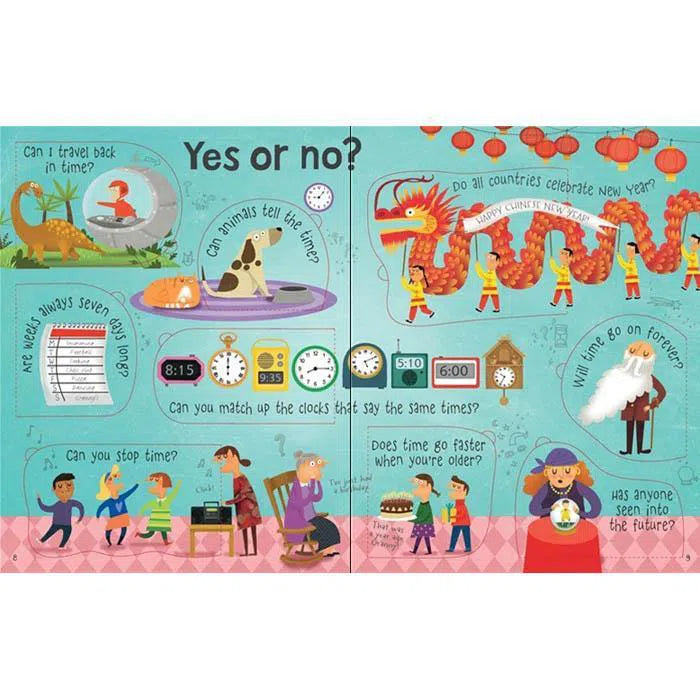 Lift-the-flap Questions and Answers About Time Usborne