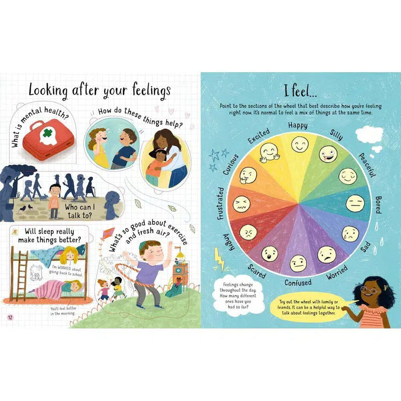 Lift-the-flap Questions and Answers about Feelings Usborne