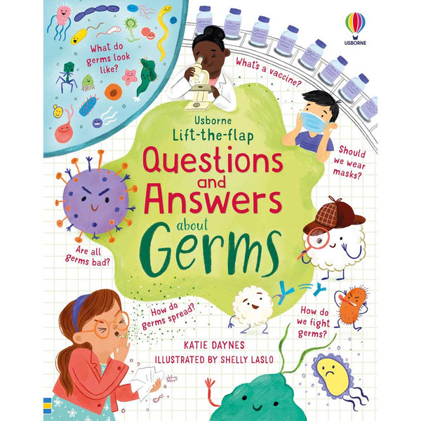 Lift-the-flap Questions and Answers About Germs-Nonfiction: 科學科技 Science & Technology-買書書 BuyBookBook