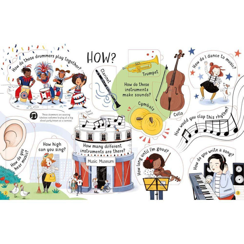 Lift-the-flap Questions and Answers About Music Usborne