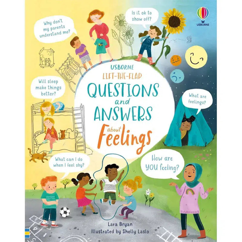 Lift-the-flap Questions and Answers about Feelings Usborne