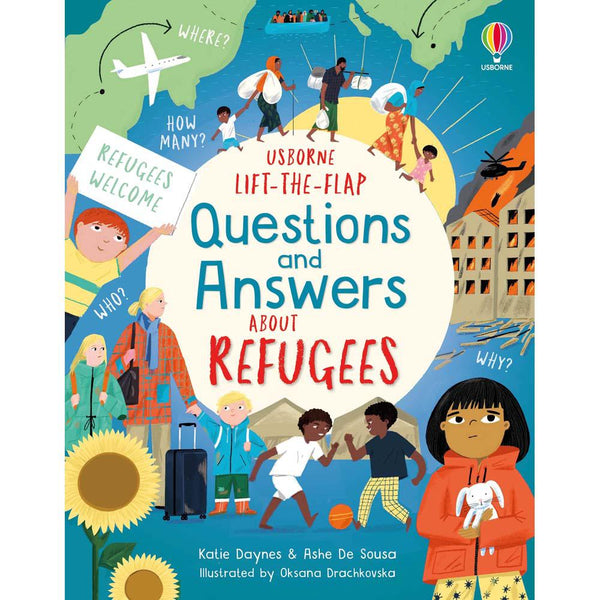 Lift-the-flap Questions and Answers about Refugees (Katie Daynes)-Nonfiction: 常識通識 General Knowledge-買書書 BuyBookBook