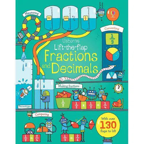 Lift-the-flap Fractions and Decimals Usborne