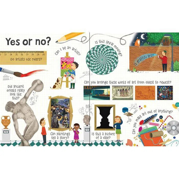 Lift-the-flap Questions and Answers About Art Usborne