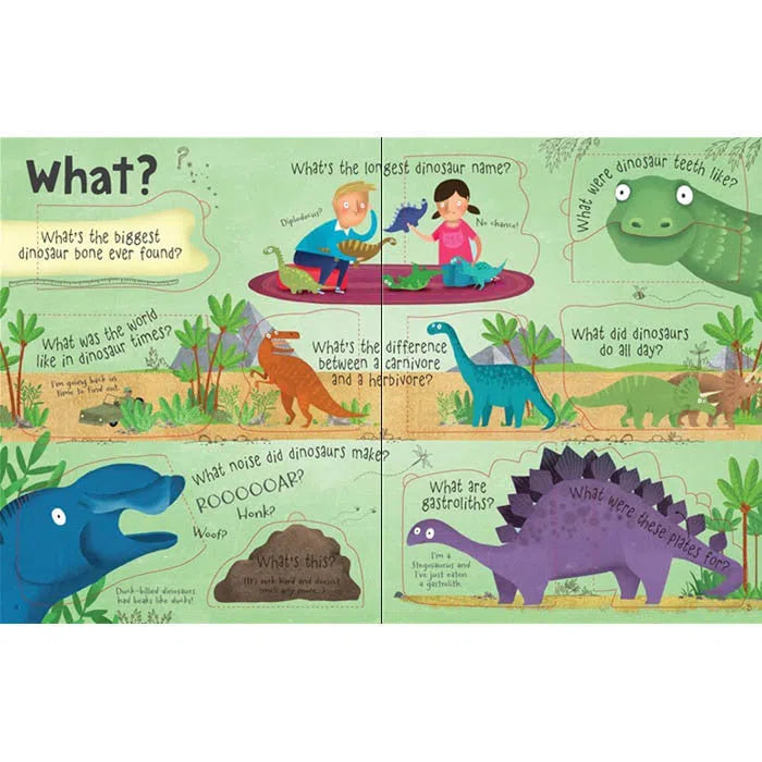 Lift-the-flap Questions and Answers About Dinosaurs Usborne