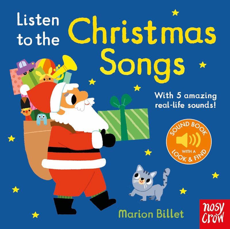 Listen to the Christmas Songs (Marion Billet) (Nosy Crow)-Nonfiction: 學前基礎 Preschool Basics-買書書 BuyBookBook