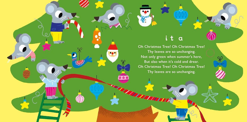 Listen to the Christmas Songs (Marion Billet) (Nosy Crow)-Nonfiction: 學前基礎 Preschool Basics-買書書 BuyBookBook