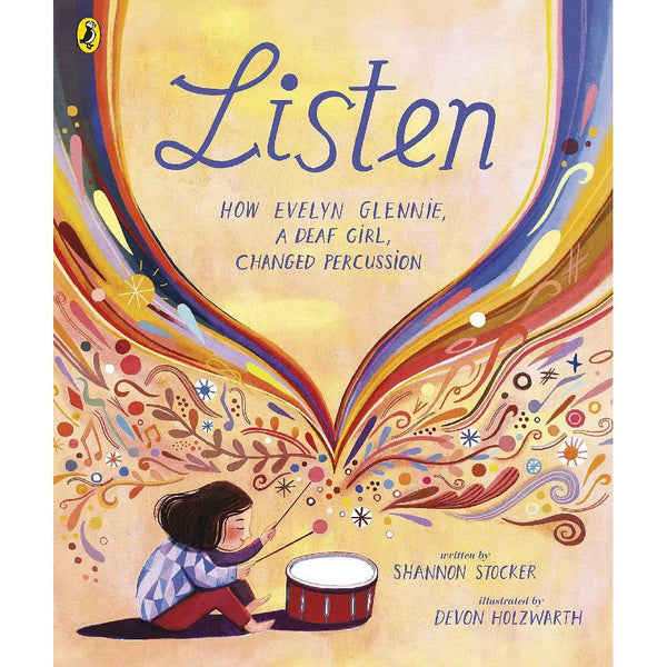 Listen : How Evelyn Glennie, a Deaf Girl, Changed Percussion (Shannon Stocker)-Fiction: 兒童繪本 Picture Books-買書書 BuyBookBook