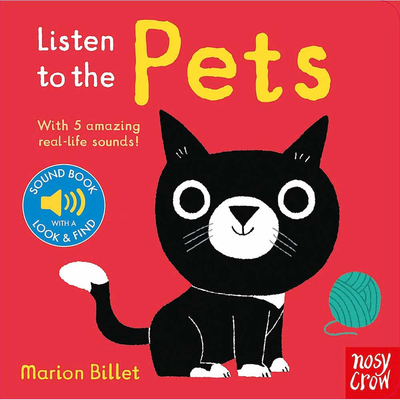 Listen to the Pets (Board Book)(Nosy Crow)-Nonfiction: 學前基礎 Preschool Basics-買書書 BuyBookBook