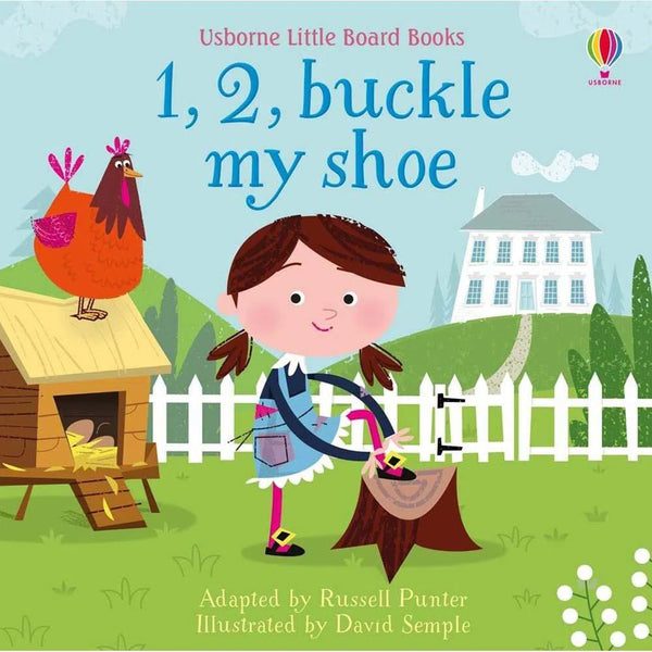 Usborne Little Board Books - 1, 2, Buckle My Shoe Usborne