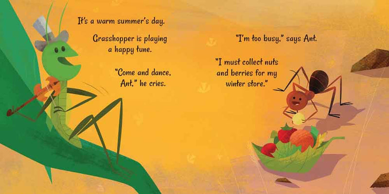 Little Board Book: Ant and the Grasshopper, The - 買書書 BuyBookBook