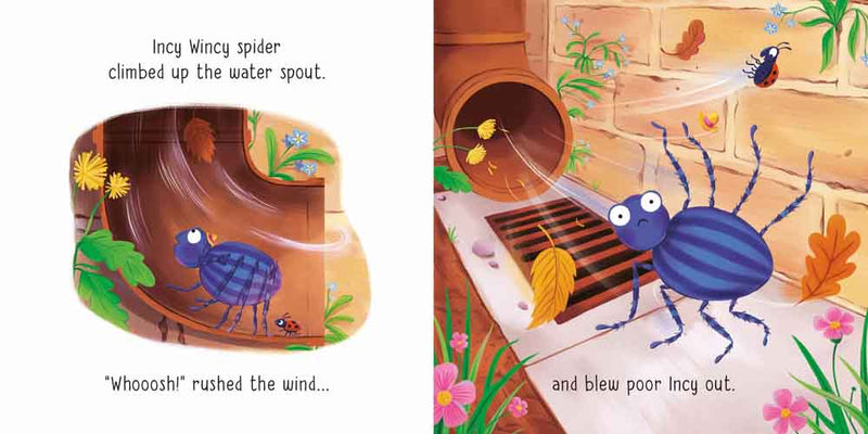 Little Board Book: Incy Wincy Spider - 買書書 BuyBookBook