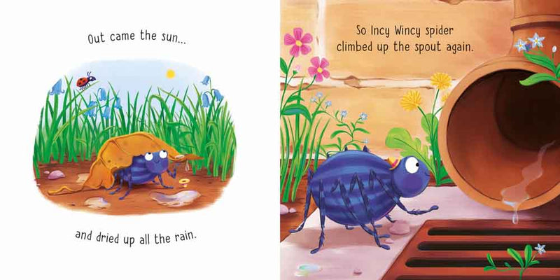 Little Board Book: Incy Wincy Spider - 買書書 BuyBookBook