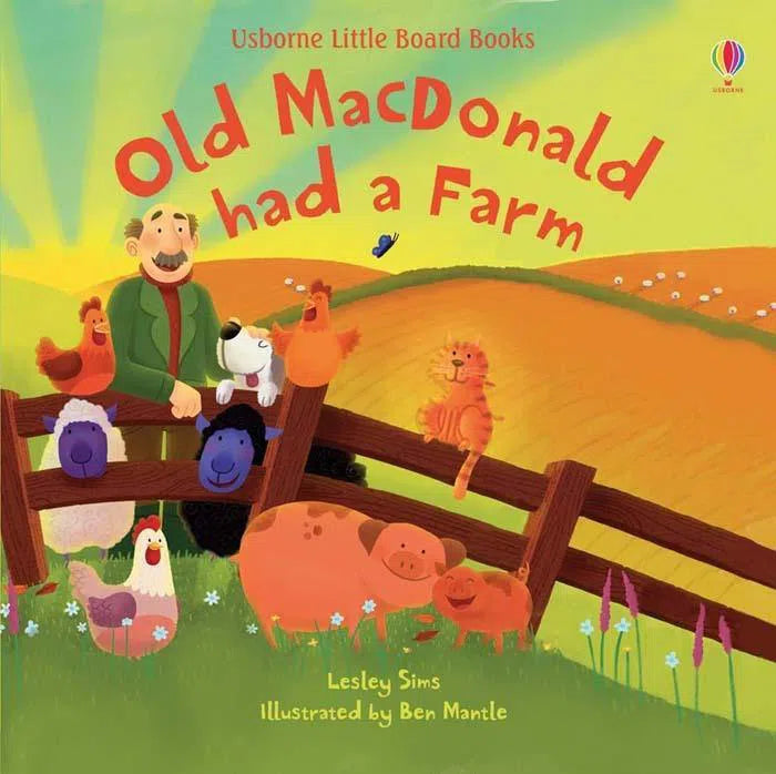 Usborne Little Board Books - Old MacDonald Had a Farm (QR Code) Usborne