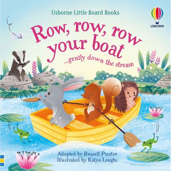 Little Board Book: Row, row, row your boat gently down the stream - 買書書 BuyBookBook