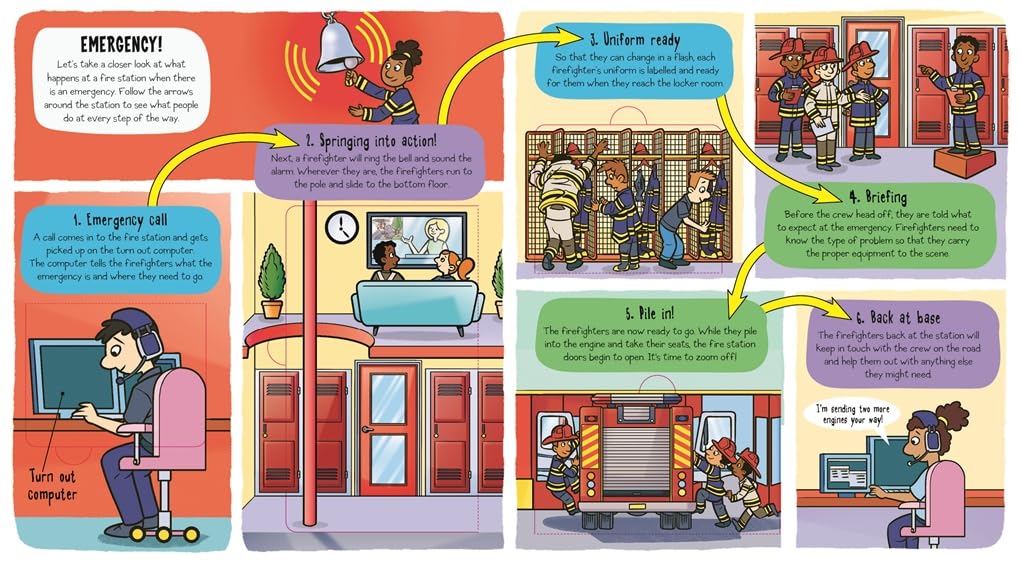 Little Explorers: Let's Go! Fire Station-Children’s / Teenage general interest: Science and technology-買書書 BuyBookBook