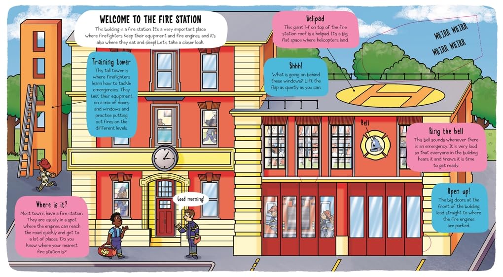 Little Explorers: Let's Go! Fire Station-Children’s / Teenage general interest: Science and technology-買書書 BuyBookBook