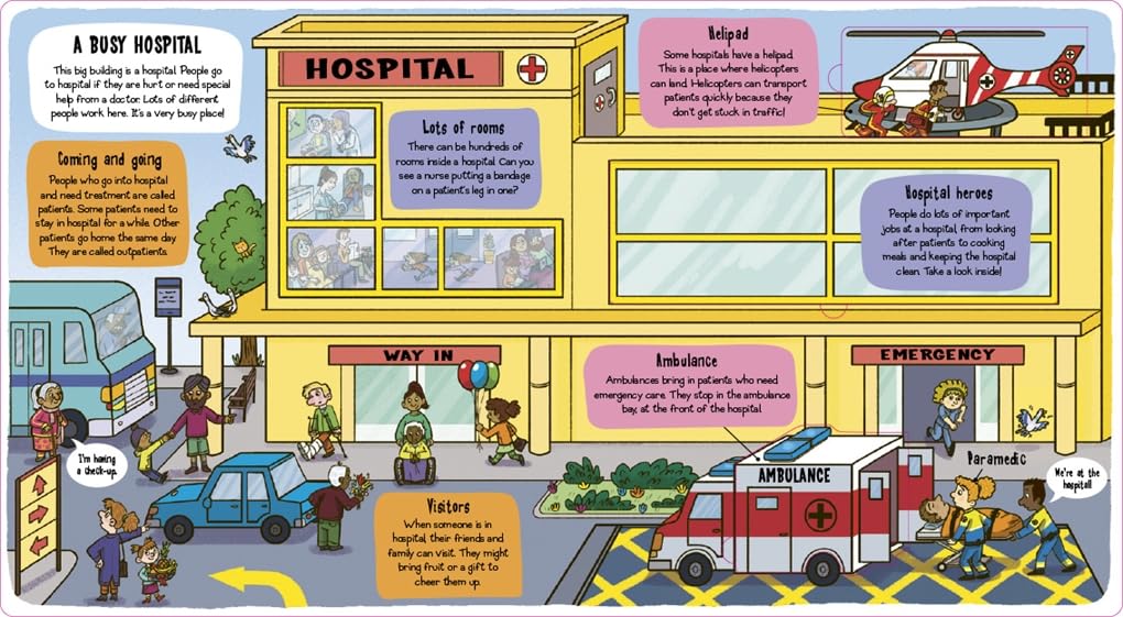 Little Explorers: Let’s Go! Hospital-Children’s / Teenage general interest: Science and technology-買書書 BuyBookBook