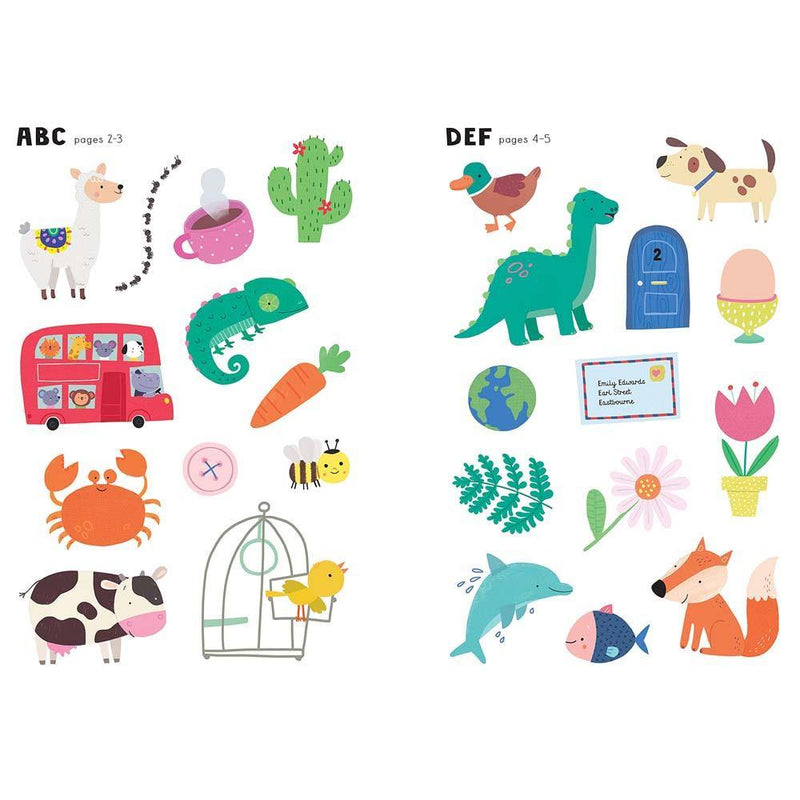 Little First Stickers ABC Usborne