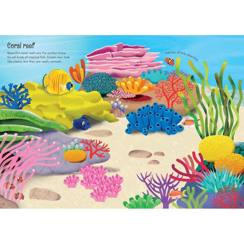 Little First Stickers Aquarium Usborne