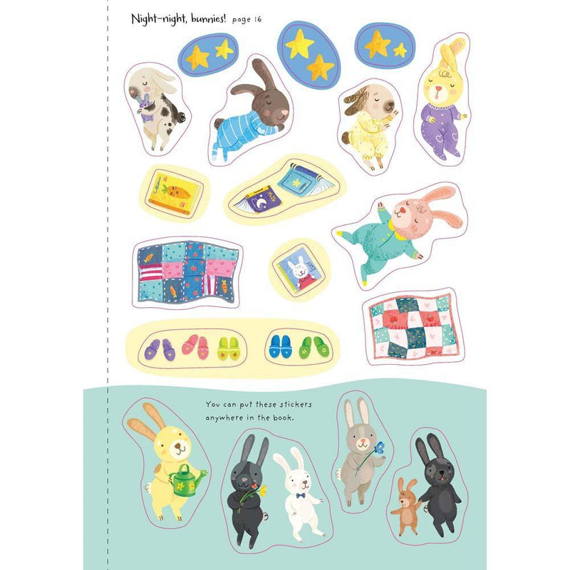 Little First Stickers Bunnies Usborne