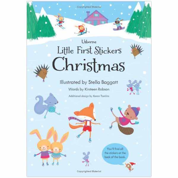 Little First Stickers Christmas Usborne