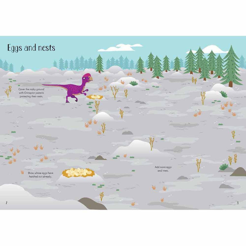 Little First Stickers Dinosaurs Usborne