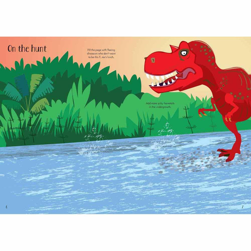 Little First Stickers Dinosaurs Usborne