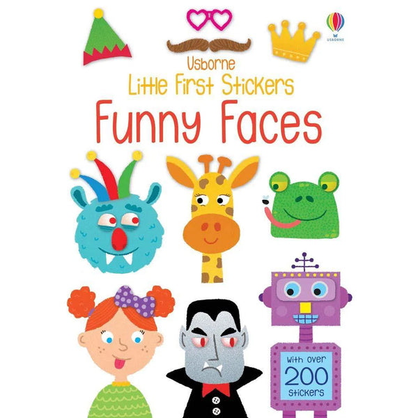 Little First Stickers Funny Faces Usborne