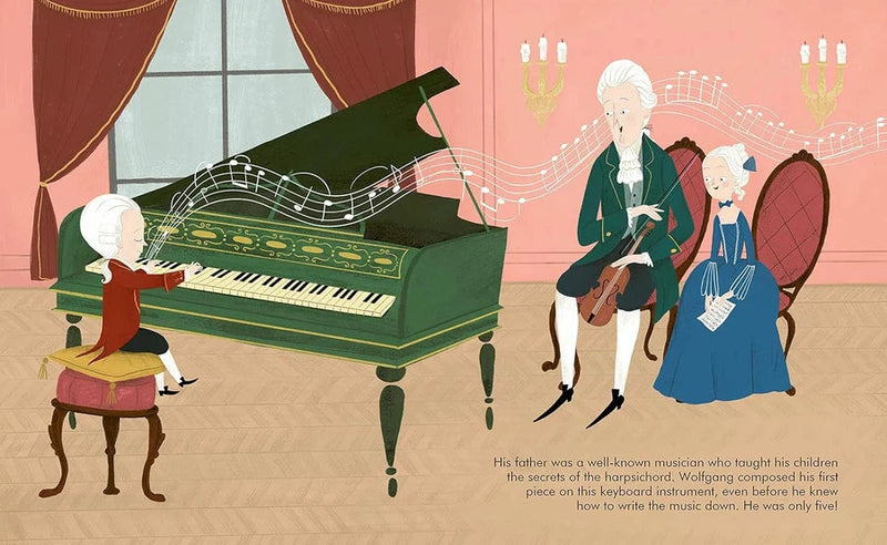 Little People, BIG DREAMS: Mozart (Maria Isabel Sanchez Vegara)-Fiction: 兒童繪本 Picture Books-買書書 BuyBookBook