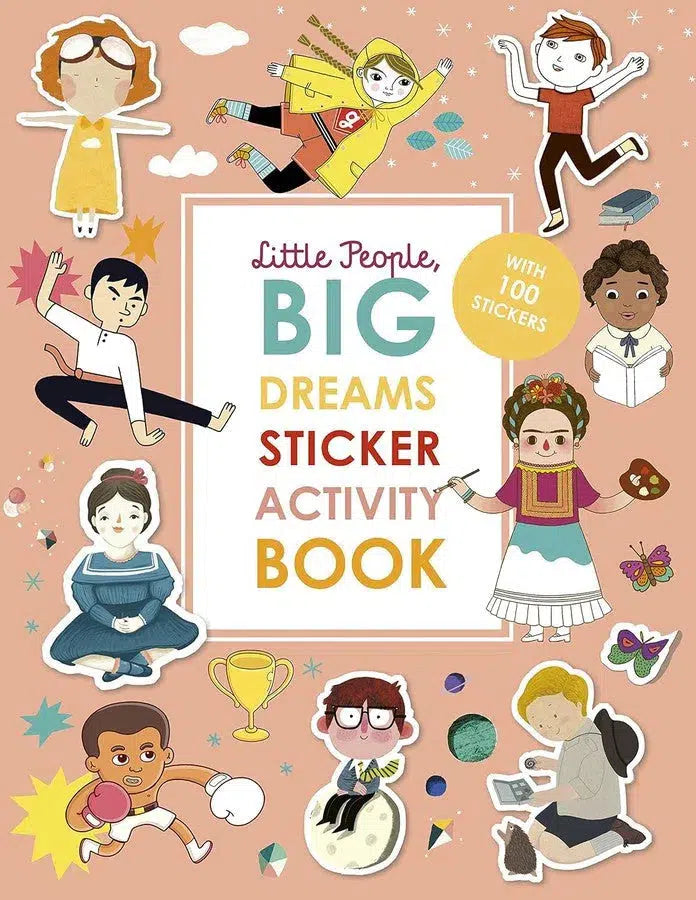 Little People, BIG DREAMS Sticker Activity Book (With over 100 stickers) (Maria Isabel Sanchez Vegara)-Activity: 繪畫貼紙 Drawing & Sticker-買書書 BuyBookBook