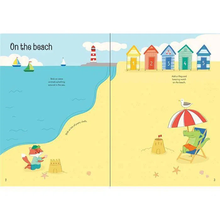 Little first stickers summer Usborne