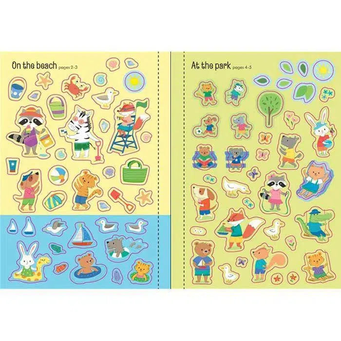 Little first stickers summer Usborne