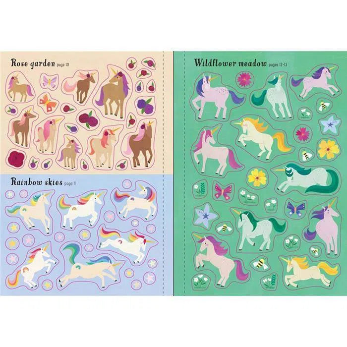 Little first stickers unicorns Usborne