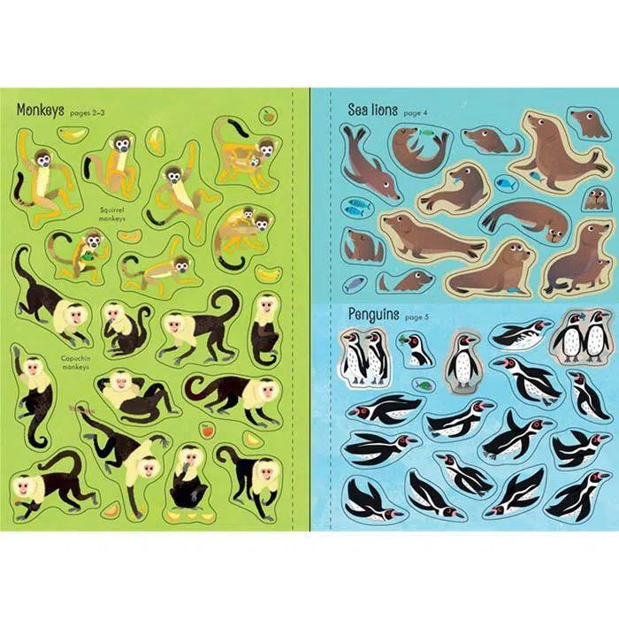 Little first stickers zoo Usborne