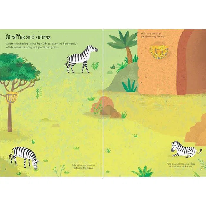 Little first stickers zoo Usborne