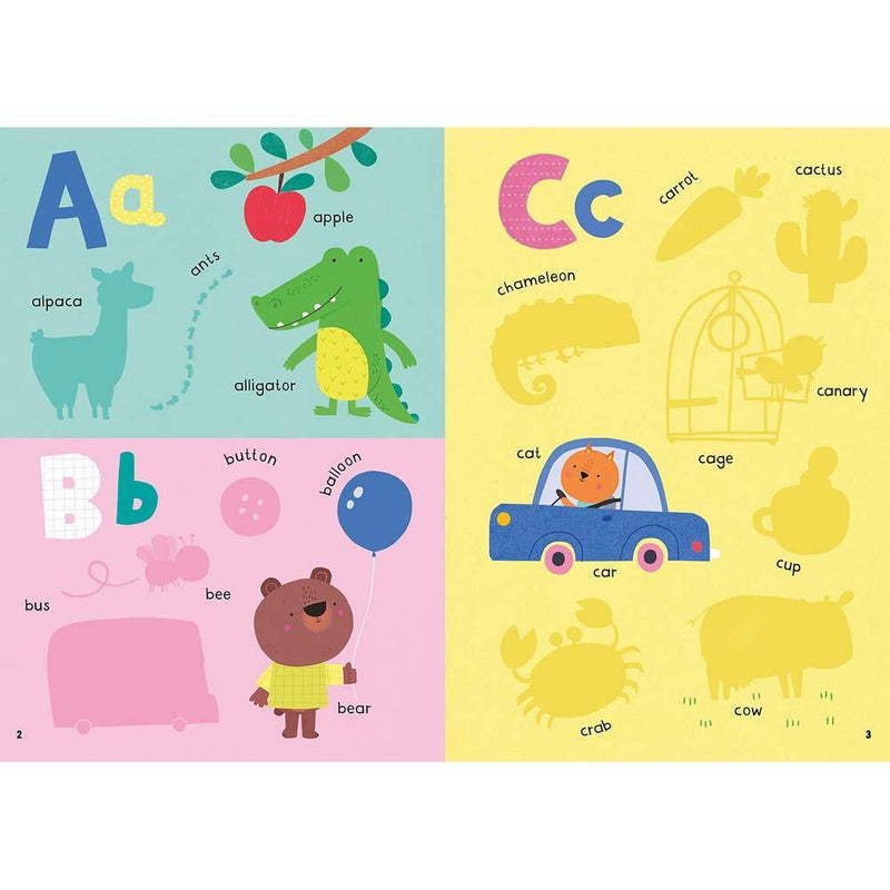 Little First Stickers ABC Usborne