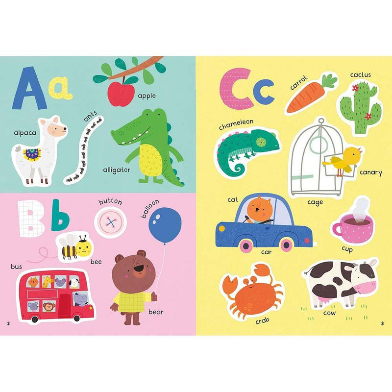 Little First Stickers ABC Usborne