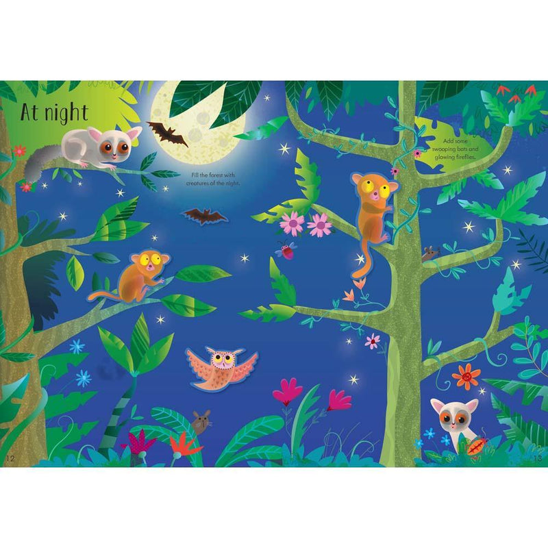 Little First Stickers Jungle Usborne