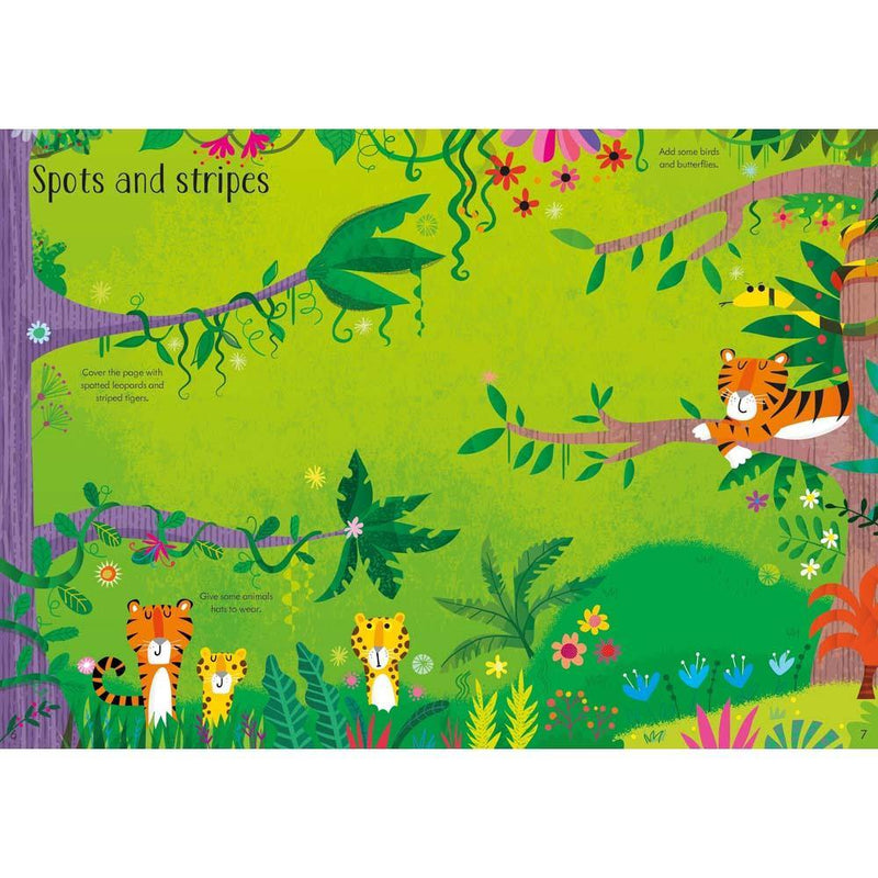 Little First Stickers Jungle Usborne