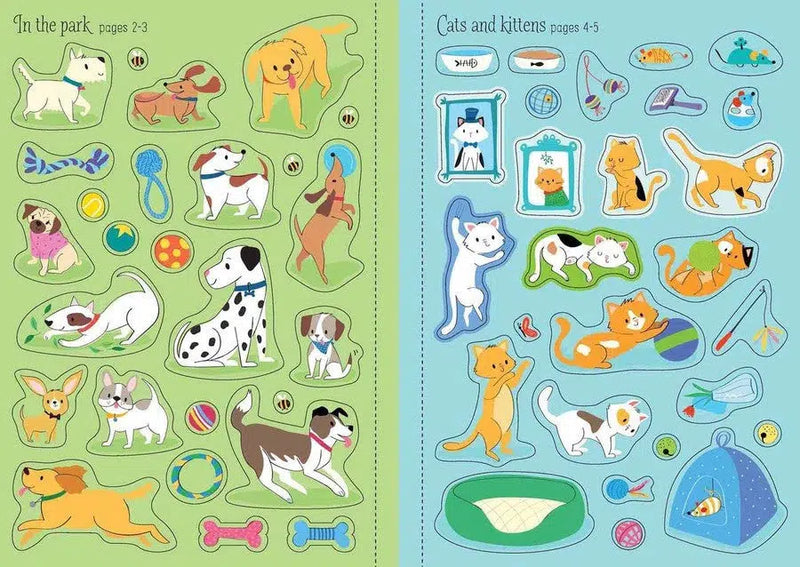 Little First Stickers Pets Usborne