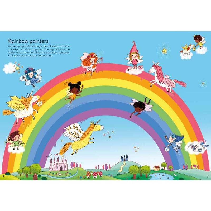 Little First Stickers Rainbows Usborne