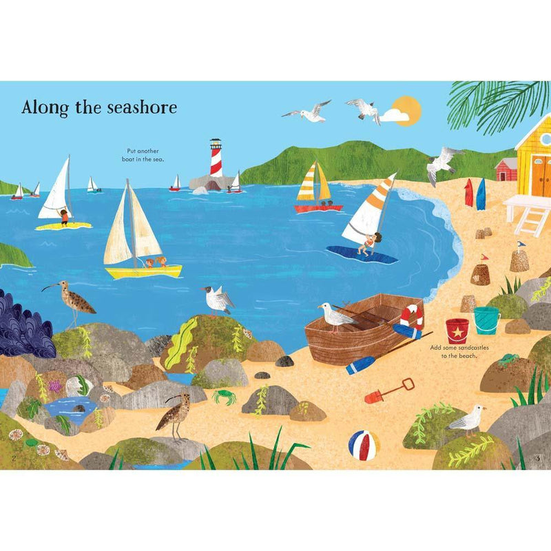 Little First Stickers Seashore Usborne