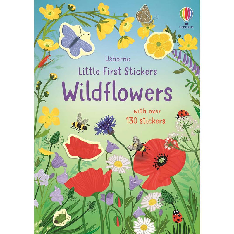 Little First Stickers Wildflowers (Caroline Young)-Activity: 繪畫貼紙 Drawing & Sticker-買書書 BuyBookBook