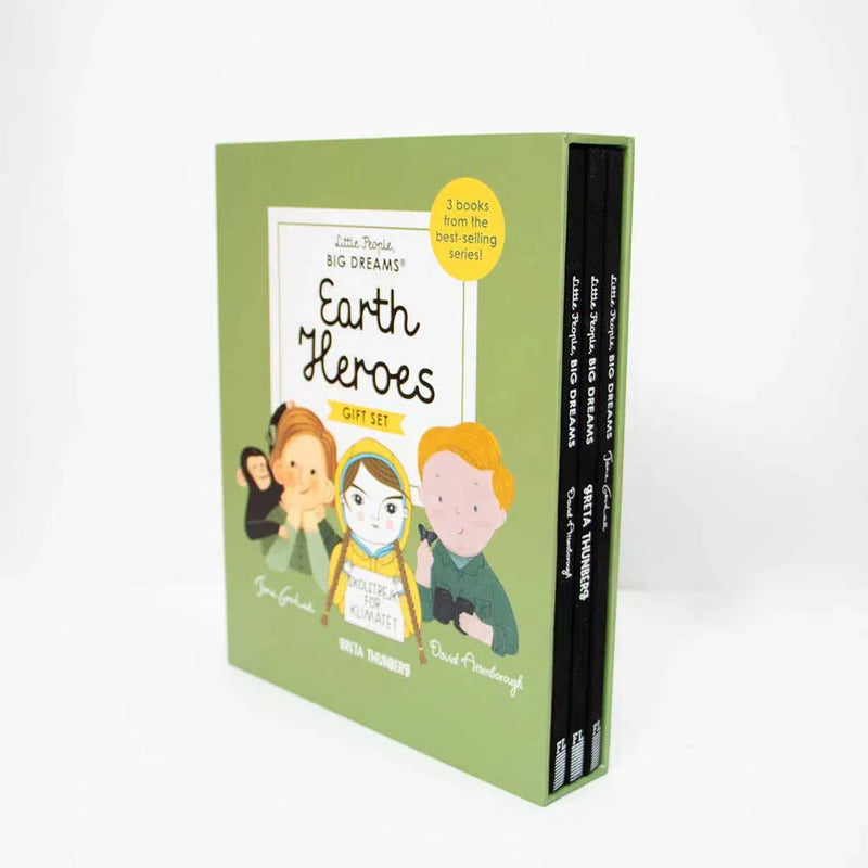 Little People, BIG DREAMS: Earth Heroes Collection (Jane Goodall, Greta Thunberg, David Attenborough)-Nonfiction: 人物傳記 Biography-買書書 BuyBookBook