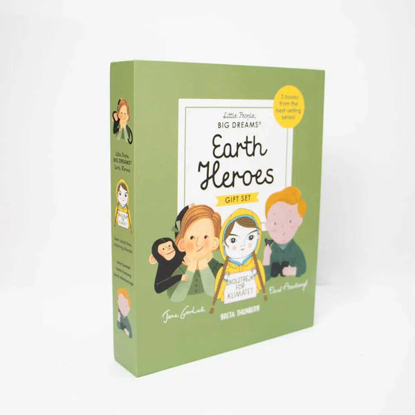 Little People, BIG DREAMS: Earth Heroes Collection (Jane Goodall, Greta Thunberg, David Attenborough)-Nonfiction: 人物傳記 Biography-買書書 BuyBookBook