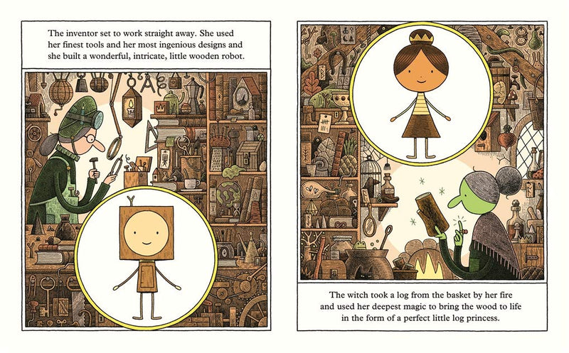 Little Wooden Robot and the Log Princess, The-Fiction: 劇情故事 General-買書書 BuyBookBook