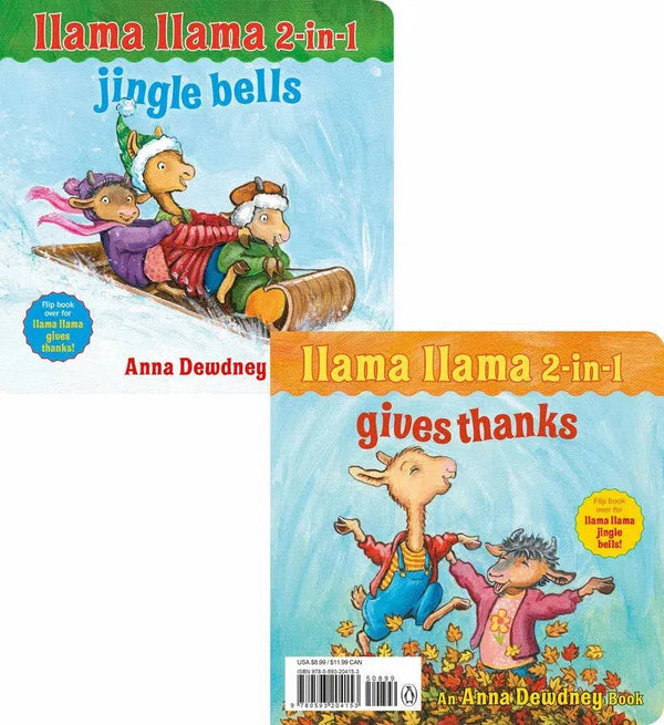 Llama Llama 2-in-1: Gives Thanks/Jingle Bells-Children’s / Teenage fiction: Nature and animal stories-買書書 BuyBookBook