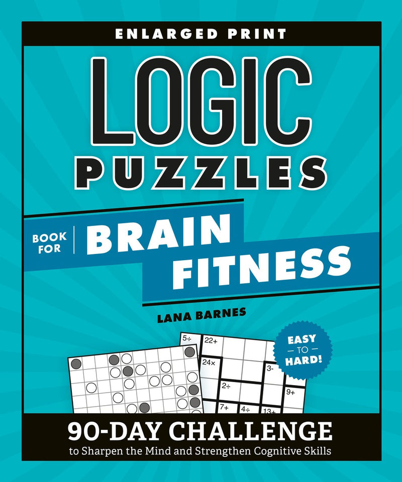 Logic Puzzles Book for Brain Fitness-Puzzles and quizzes-買書書 BuyBookBook