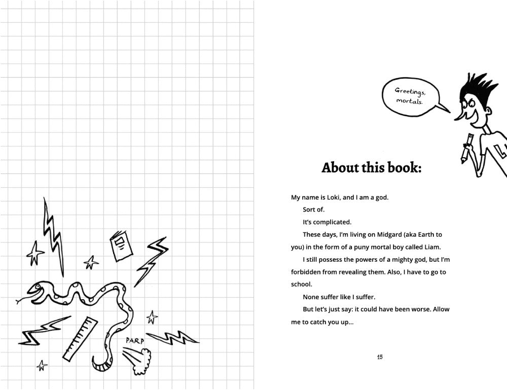 Loki #02 A Bad God's Guide to Taking the Blame (Louie Stowell)-Fiction: 神話傳說 Myth and Legend-買書書 BuyBookBook